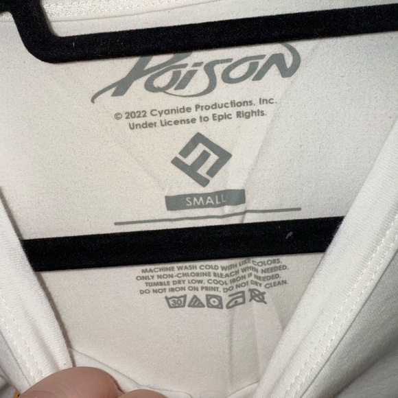 White Poison Rock & Roll Graphic Tee - Picture 2 of 3